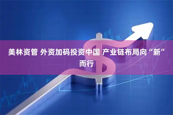 美林资管 外资加码投资中国 产业链布局向“新”而行